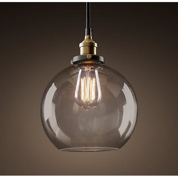 Latoya 1-light Clear Glass 8-inch Edison Pendant with Bulb