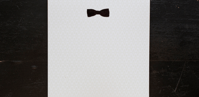Element Of Style: Ancesserie’s Bow Tie Stationery