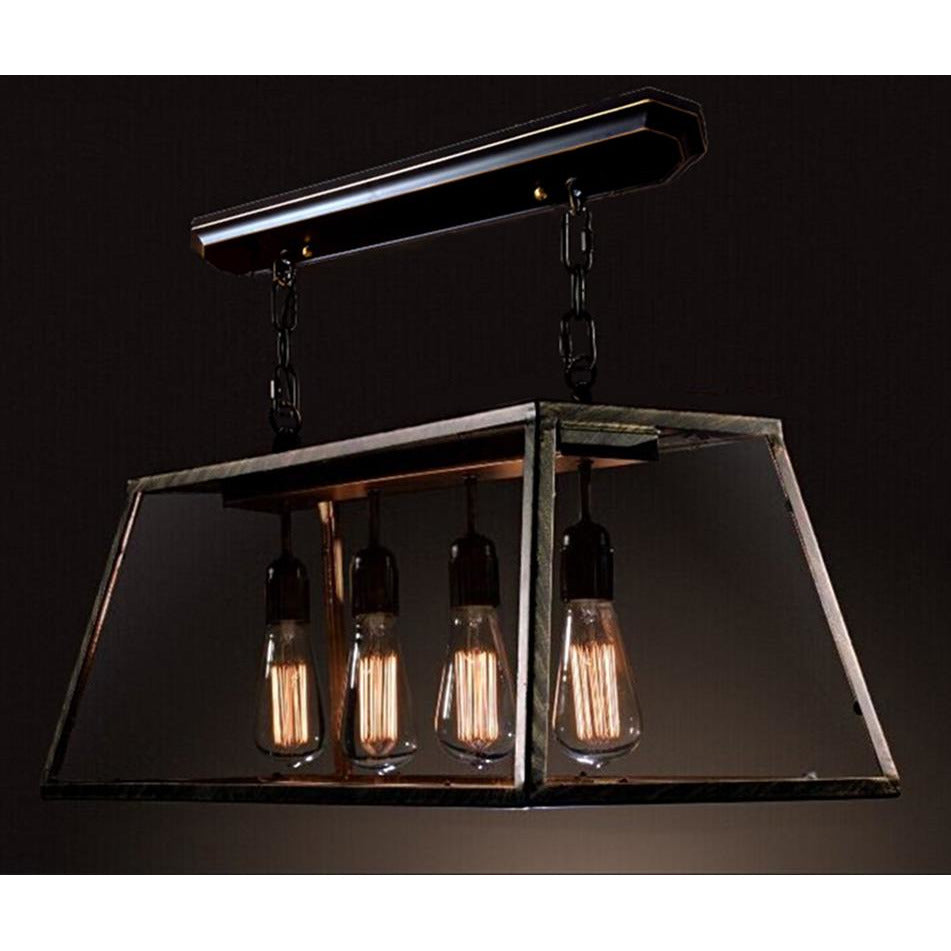Layla Island 4-light Edison Lamp with Bulbs