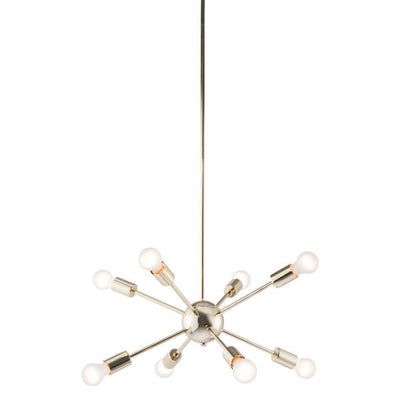Gold Electroplated Metal Ceiling Lamp
