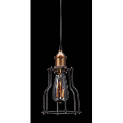 Black And Copper Metal Ceiling Lamp