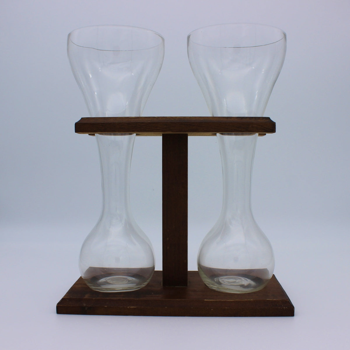 Quarter Yard Beer Set with Wood Stand (VINTAGE)