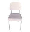 Anaïs Chair - White Seat/Back & White Frame