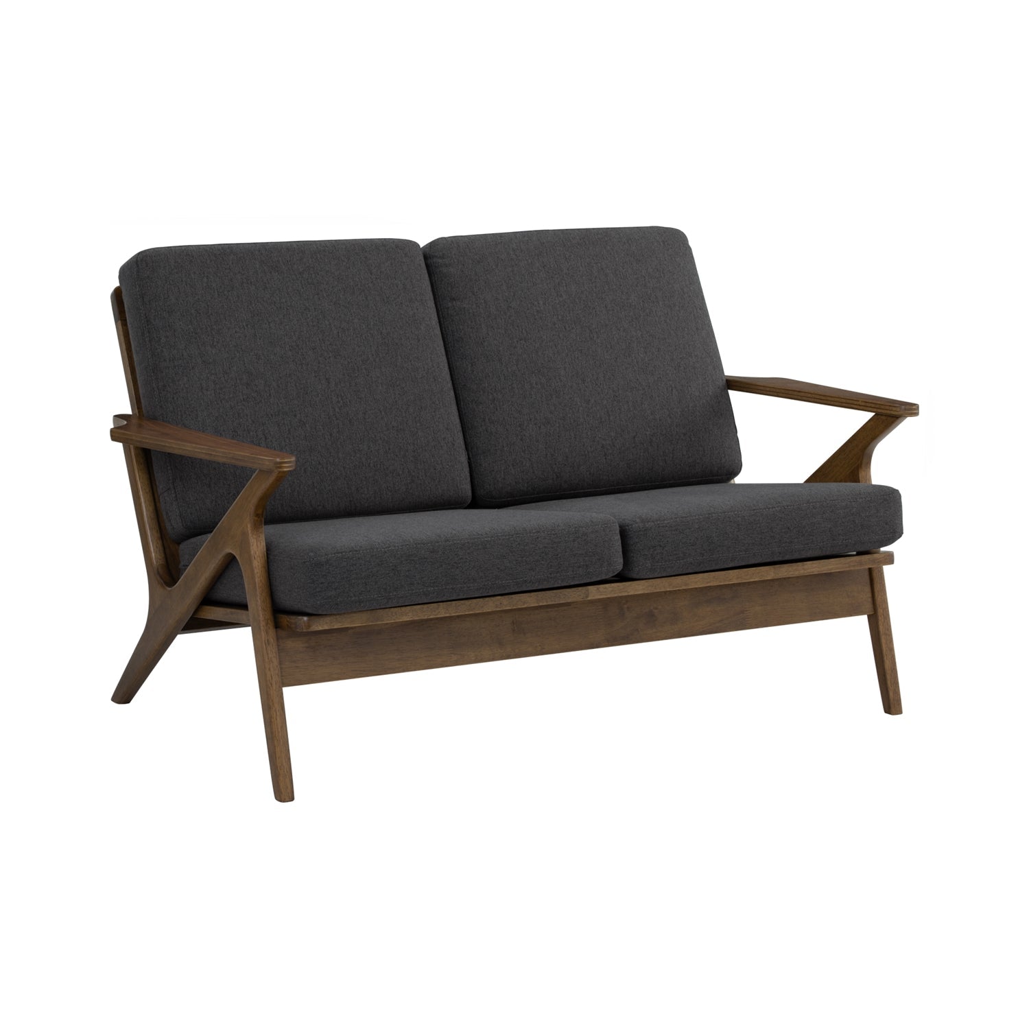 Aston 2 Seater Loveseat Sofa - Seal & Cocoa